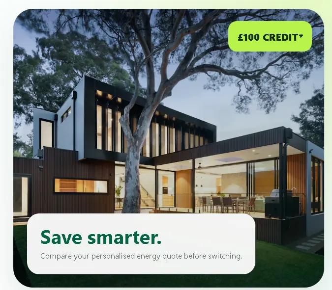 Modern UK home representing an energy tariff referral offer